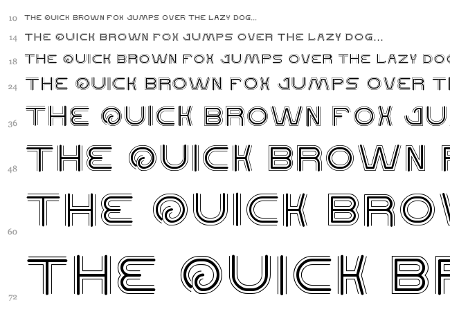 Qualified Good font waterfall